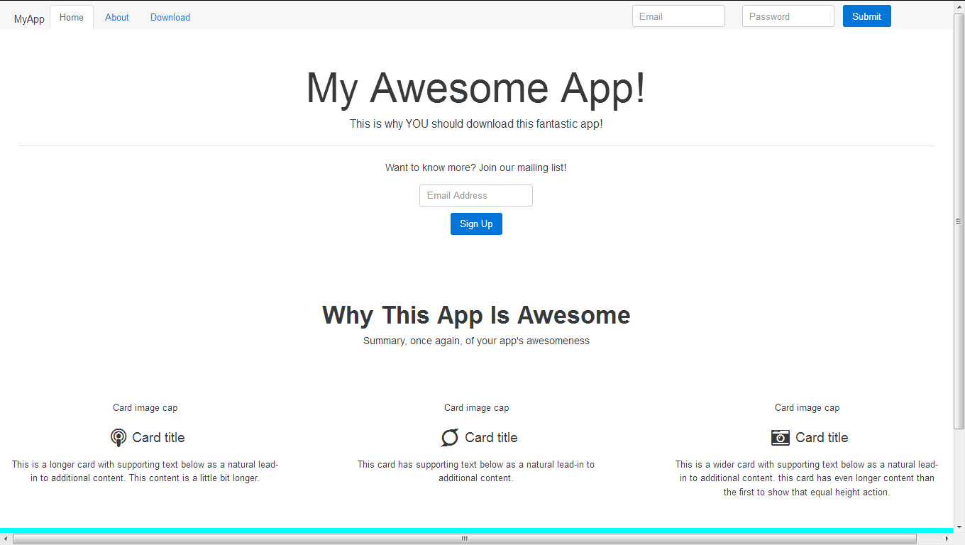 AppLandingPage