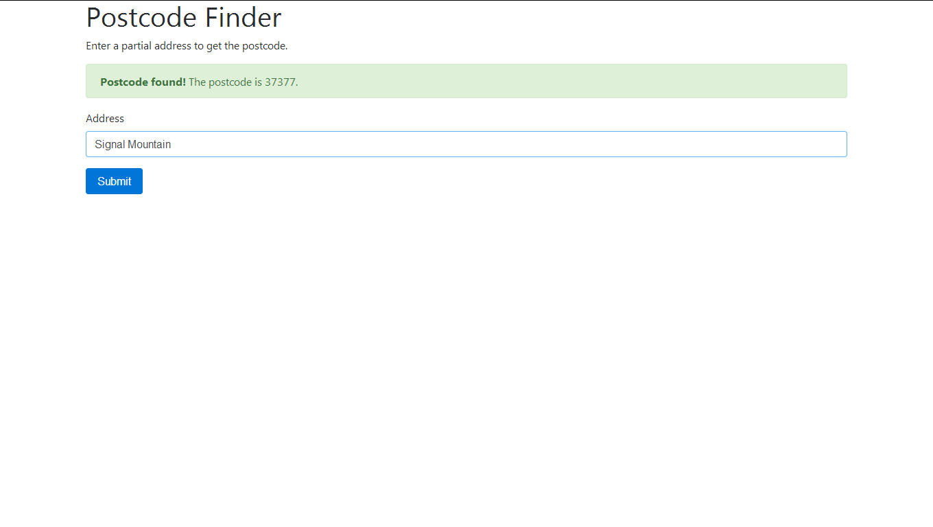 Post-Code Finder